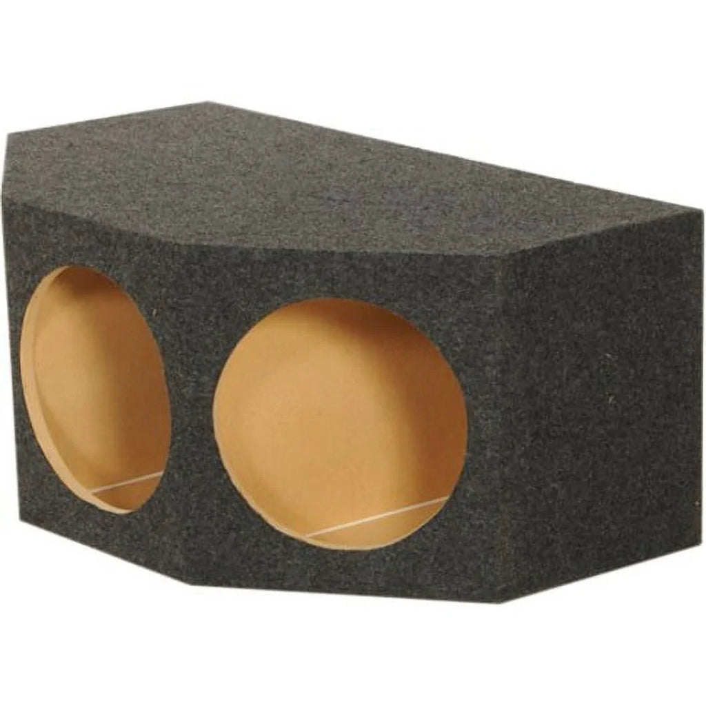 QPower BASS12 3 Hole 12" Sealed Car Subwoofer Enclosure Box - 35 x 20.25 x 15