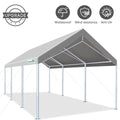 Quictent 10x 20x 8.7Silver Gray Carport
