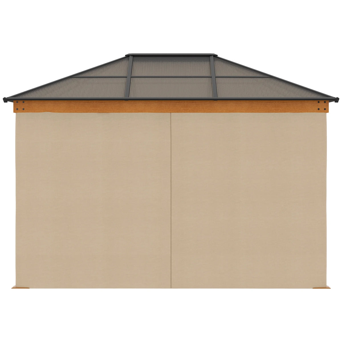 Outsunny 10' x 12' Hardtop Canopy Gazebo, Durability