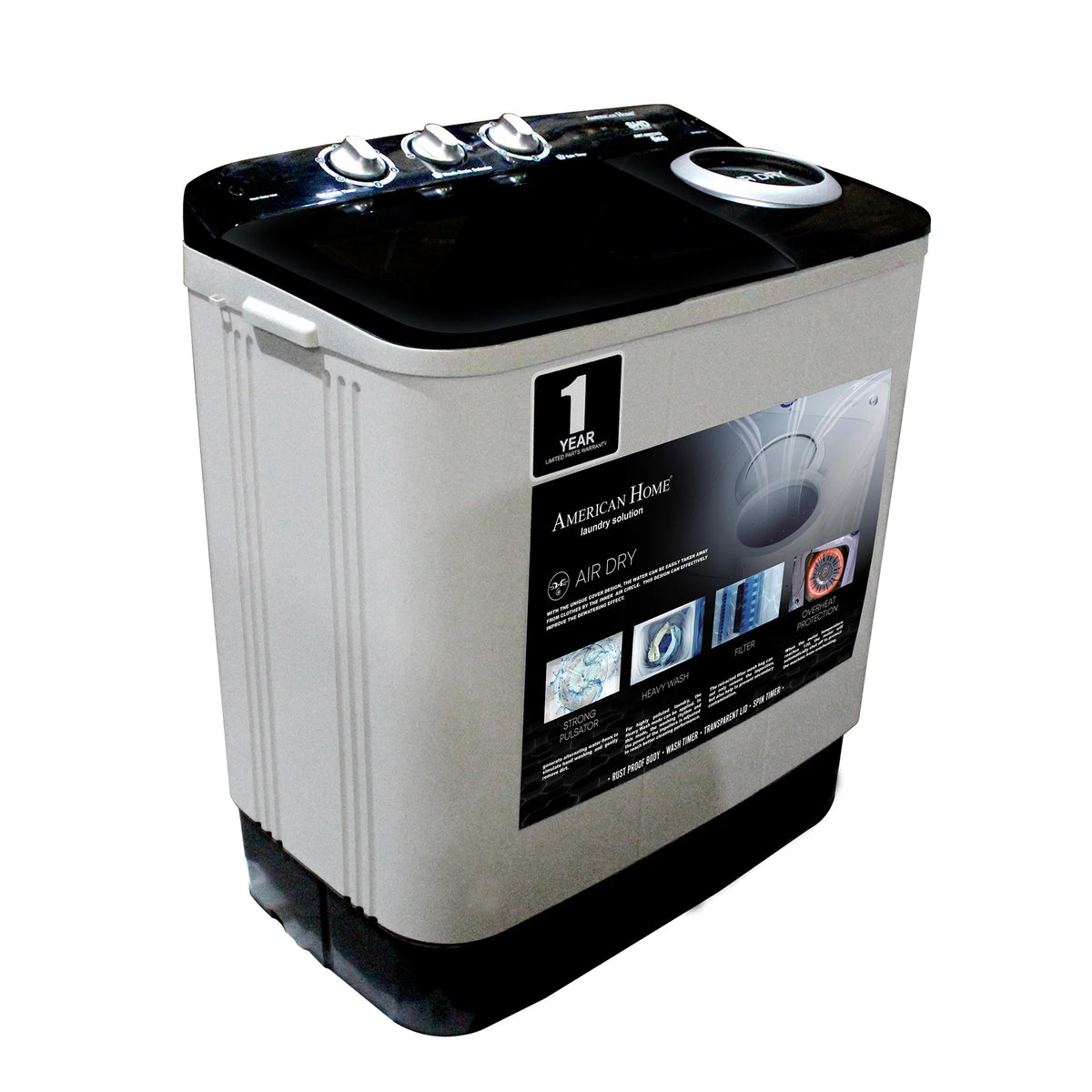 Washing Machine with Convenient Controls Configuration B