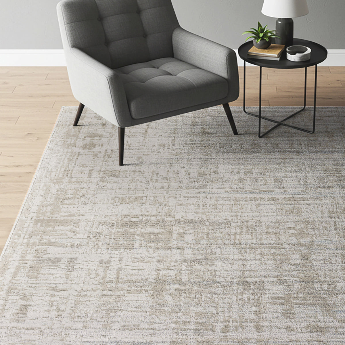 Sasha Area Rug, Dazie Ivory, 5'3' x 7'