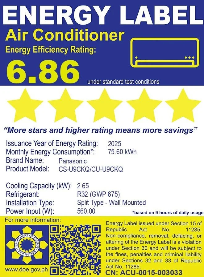 1 HP Split Air Conditioner Inverter with Efficient Airflow