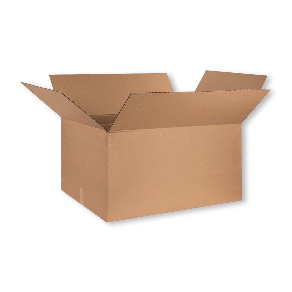 Boîtes en carton ondulé 24 x 18 x 8 po ECT-32 brunes pour expédition/déménagement/emballage, paquet de 20