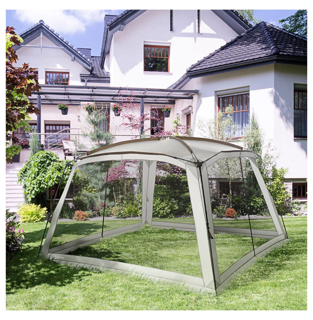 AetherLove Screen Tent - 10x10ft and 12x12ft Screen House with UV50+ Protection, Outdoor Shelter for Camping and Picnics 141.75" L x 141.75" W x 86.5" H