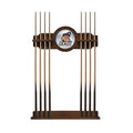 Grand Valley State University Solid Wood Cue Rack with a Chardonnay Finish