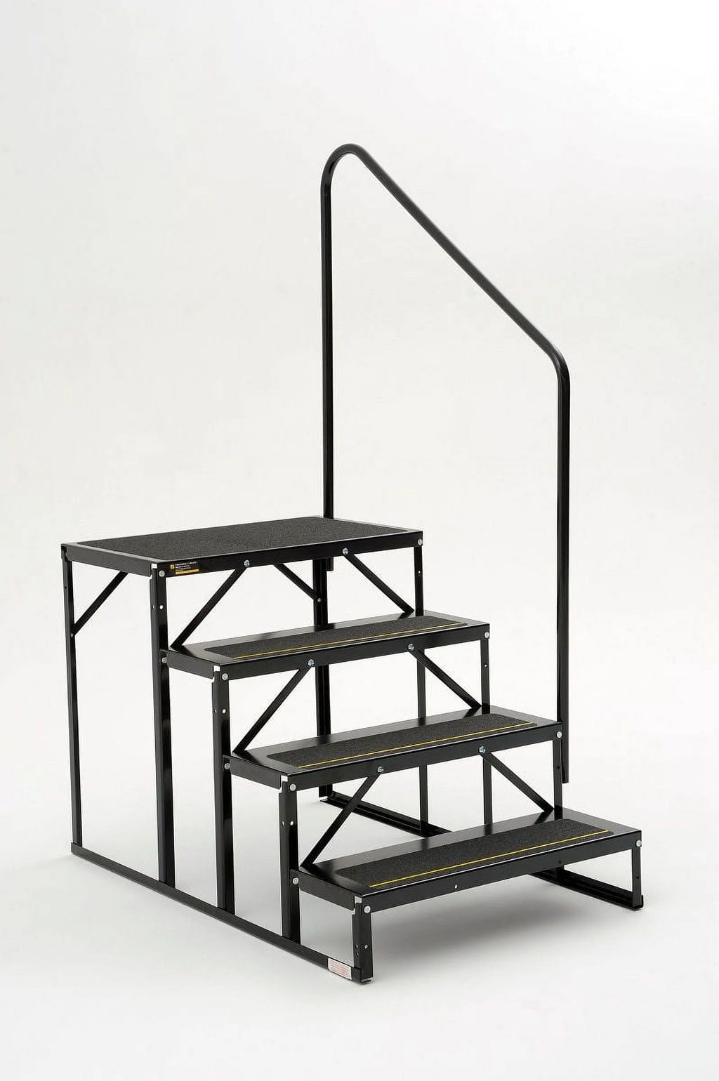 Stromberg Carlson EHS-103-R - Econo Porch 27"W x 9"D x 7"R Steel Black Park Model 3 Entry Steps