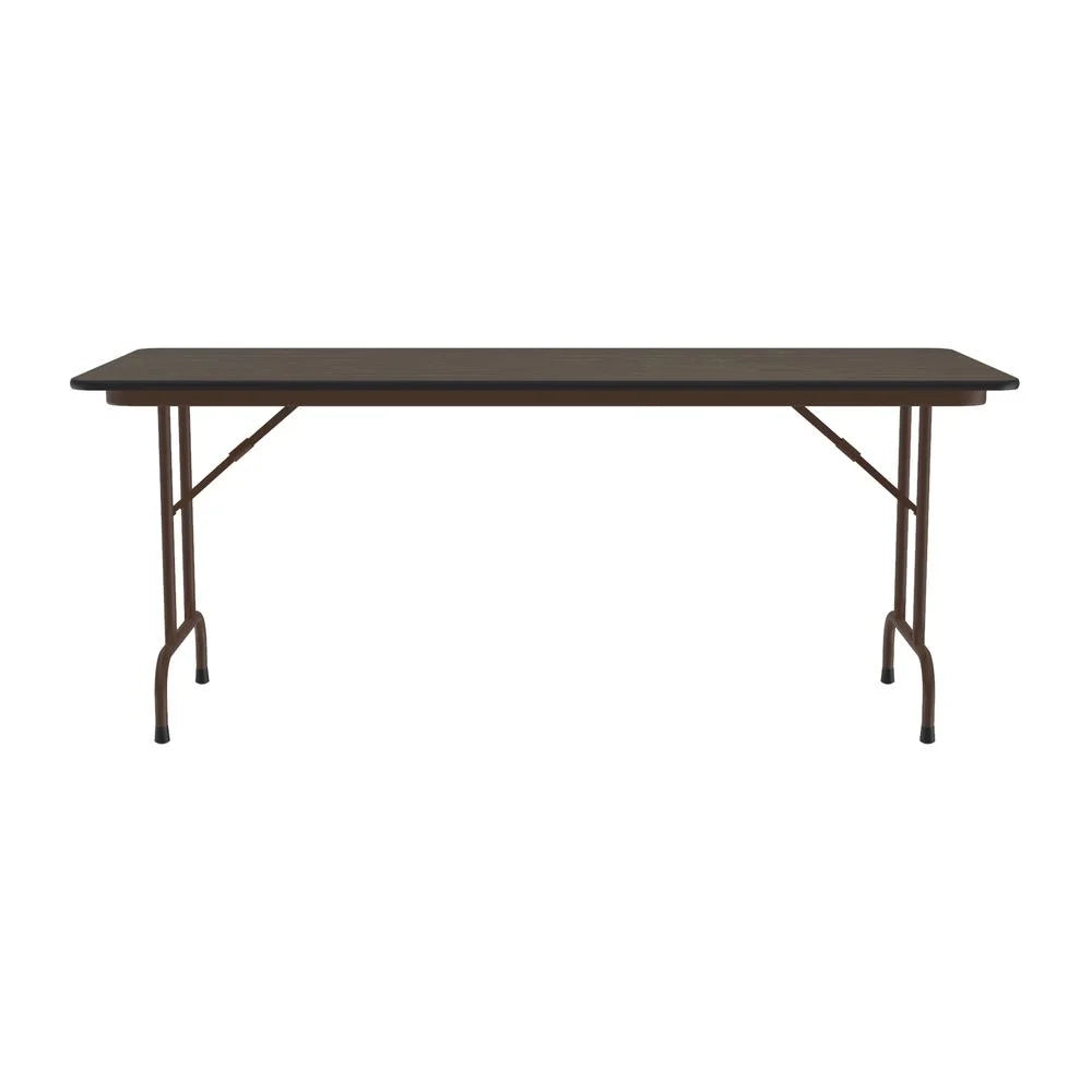 Correll 30"x 72" Econoline Laminate Folding Table, Walnut