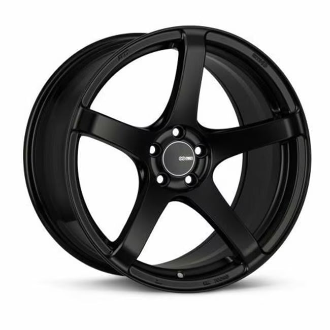 18 x 8 in. 5 x 114.3 in. Bolt Pattern 72.6 mm Bore 40 mm Offset Kojin Dia Wheel, Matte Black