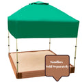 Frame It All 48in. x 48in. x 37in. Telescoping Square Sandbox Canopy/Cover