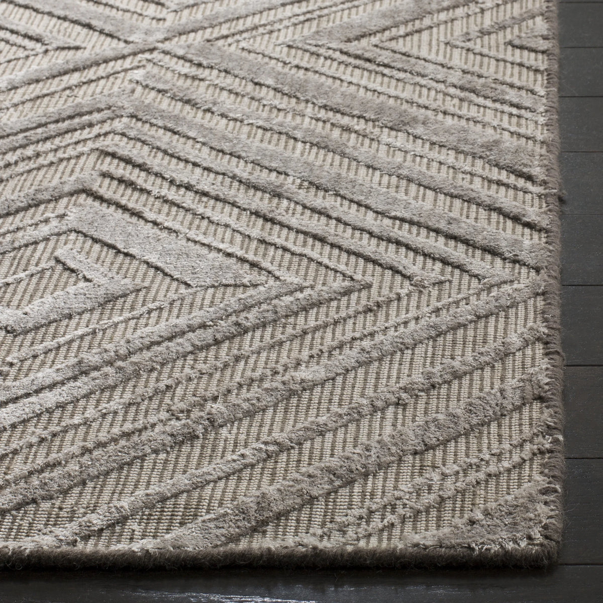 SAFAVIEH Mirage Frona Geometric Area Rug, Grey, 6' x 9'