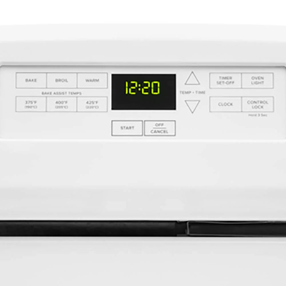 Brand New Amana(R) AGR6303MMW Gas Range with Bake Assist Temps, Dimensions 46" H x 30" W x 28" D, Weight 136lbs