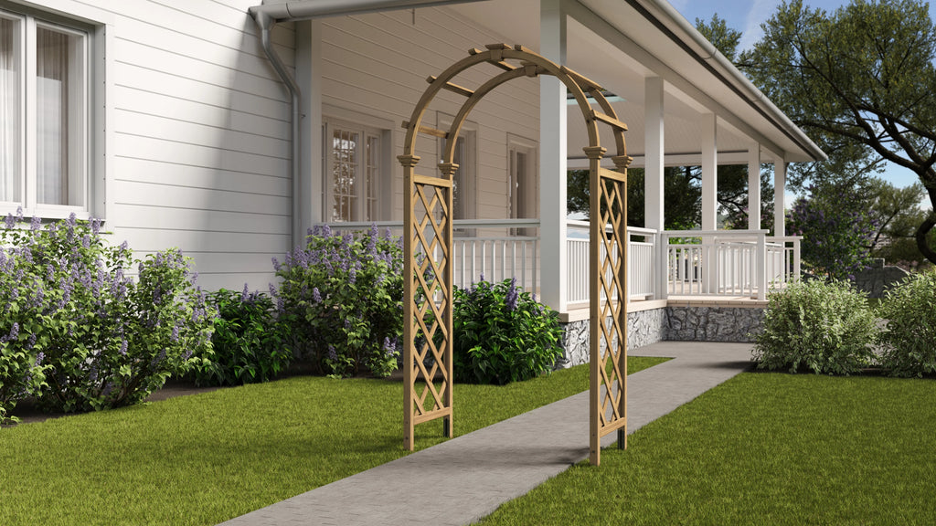 Pergola en cèdre Vita, 43 po L x 23 po l x 81 po H, brun doré, VA68893