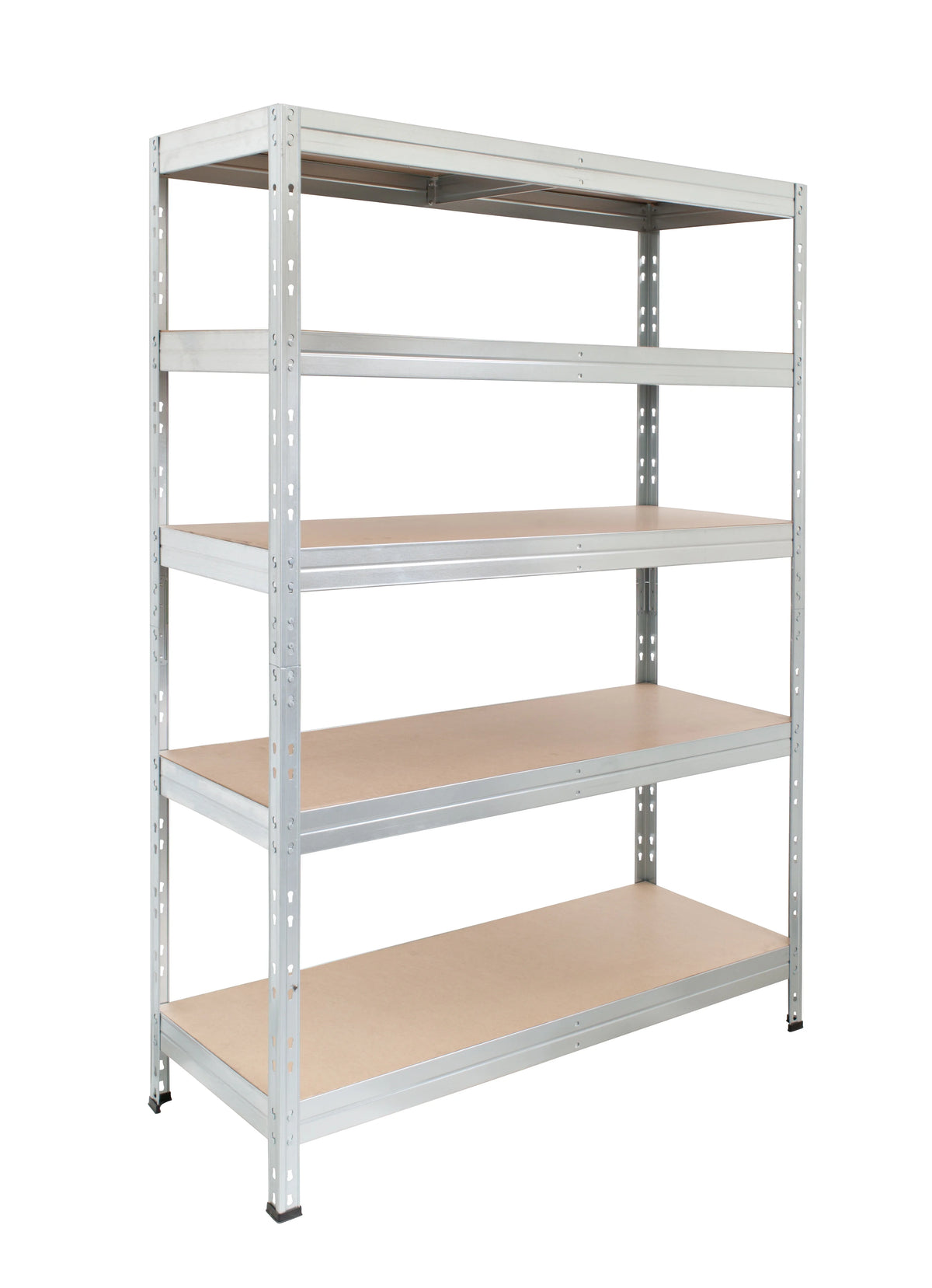 Ar Shelving 5- Tier Galvanized Steel Heavy Duty Garage Storage Shelving Unit with HDF Rack (39.2 in. W x 71 in. H x 20 in. D)