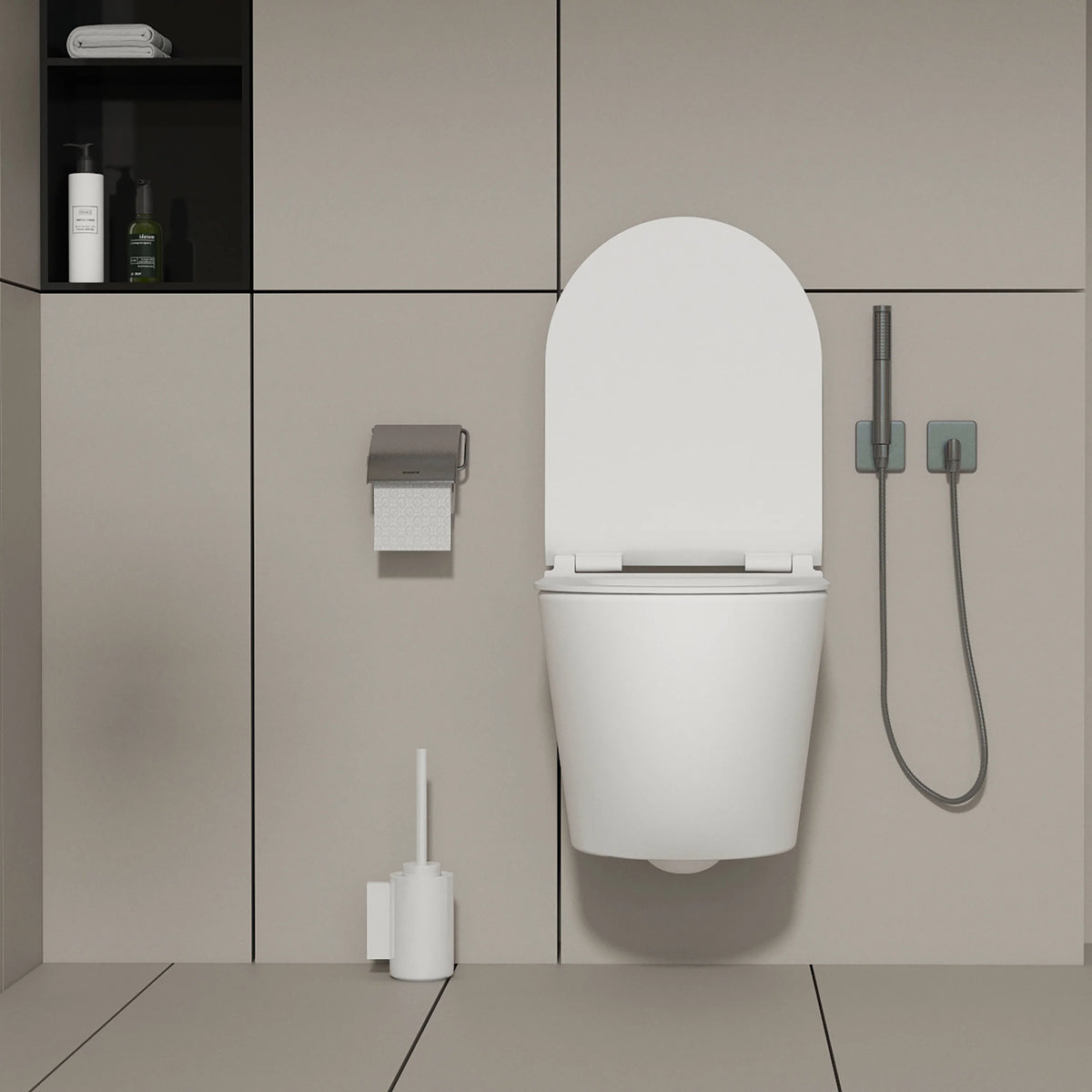 MEJE#MJ-2003R, Rimless Toilet Ceramic Nano Coating Hanging Toilet Wall Hung Toilet Bowl 21.65 x 14.17 x 14.96 inches Glossy Finish