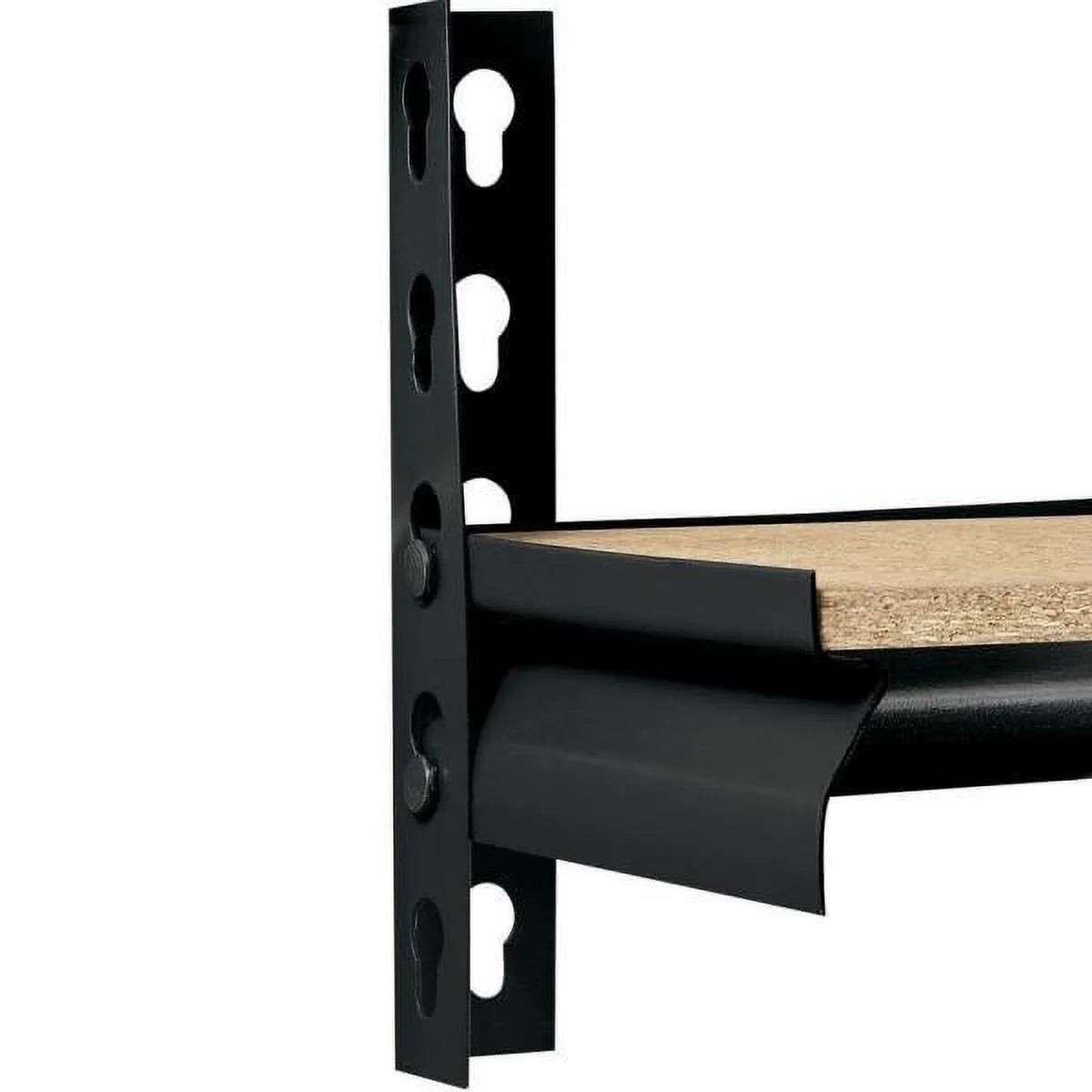 Étagère autoportante en acier Muscle Rack à 5 tablettes, 48 po l x 24 po P x 72 po H; noire