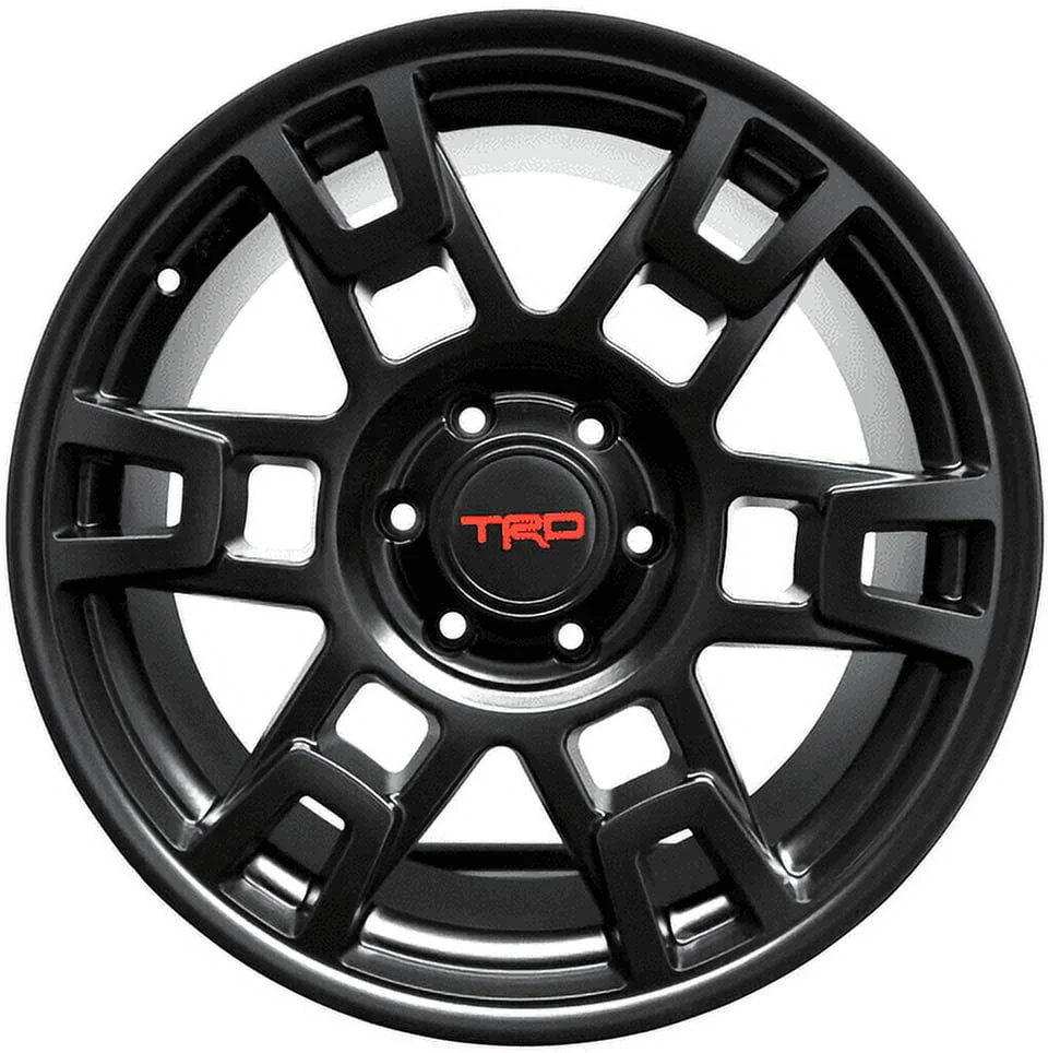 WheelDepot 17 X 7.5 Rim Matte Black Fits Toyota