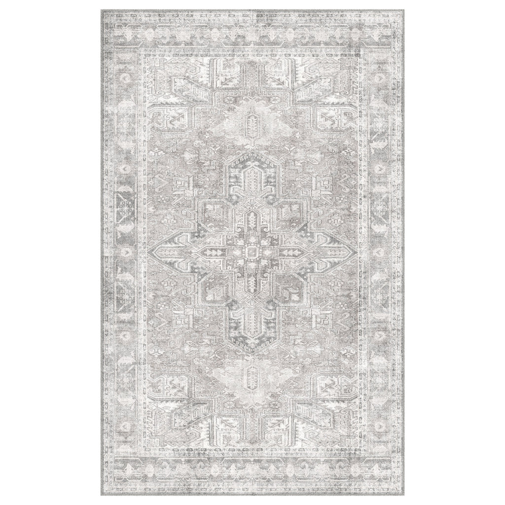 Apache Chenille Area Rug, Gilbert Gray, 5' x 8'