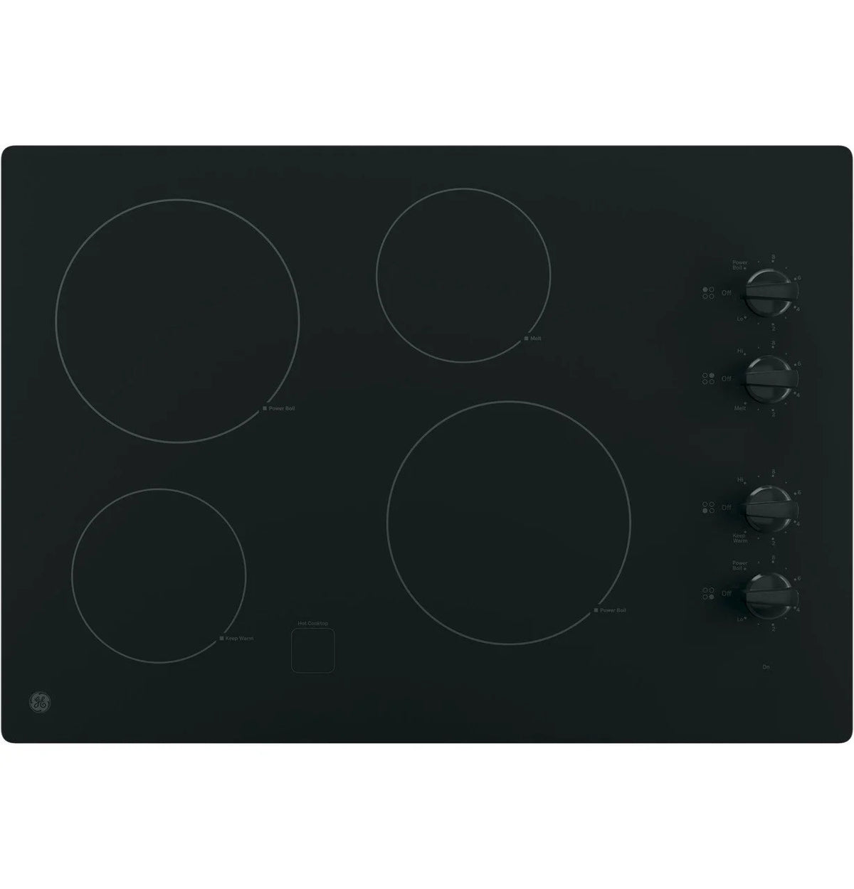 GE 30″ Built-In Knob Control Electric Cooktops JP3030DWBB