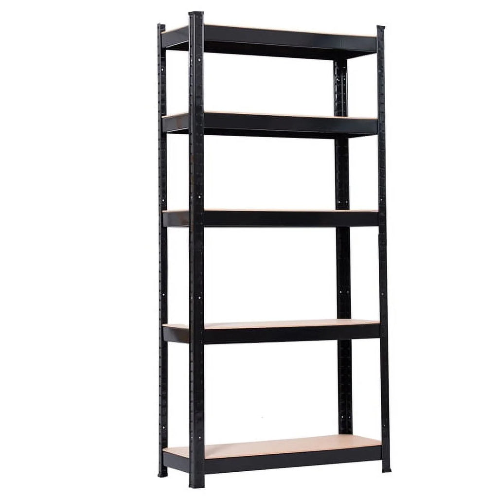 Étagère en acier à 5 niveaux Muscle Rack, 30 po L x 60 po H x 12 po P, noir