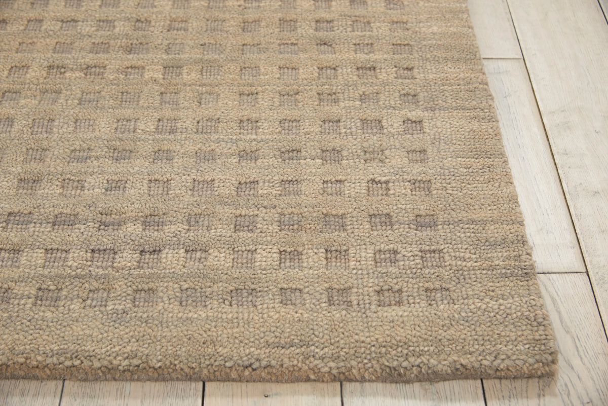 Nourison Perris Solid Charcoal 3'9" x 5'9" Area Rug, (4x6)