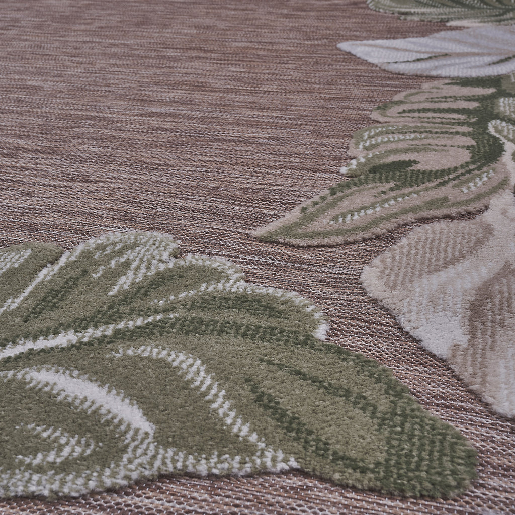 Tapis d'intérieur/extérieur Laguna, Molokai naturel, 6'6" x 9'6"
