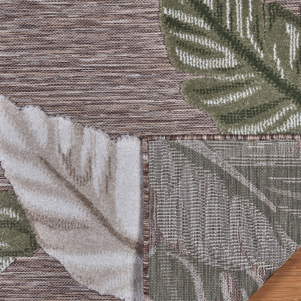 Tapis d'intérieur/extérieur Laguna, Molokai naturel, 6'6" x 9'6"