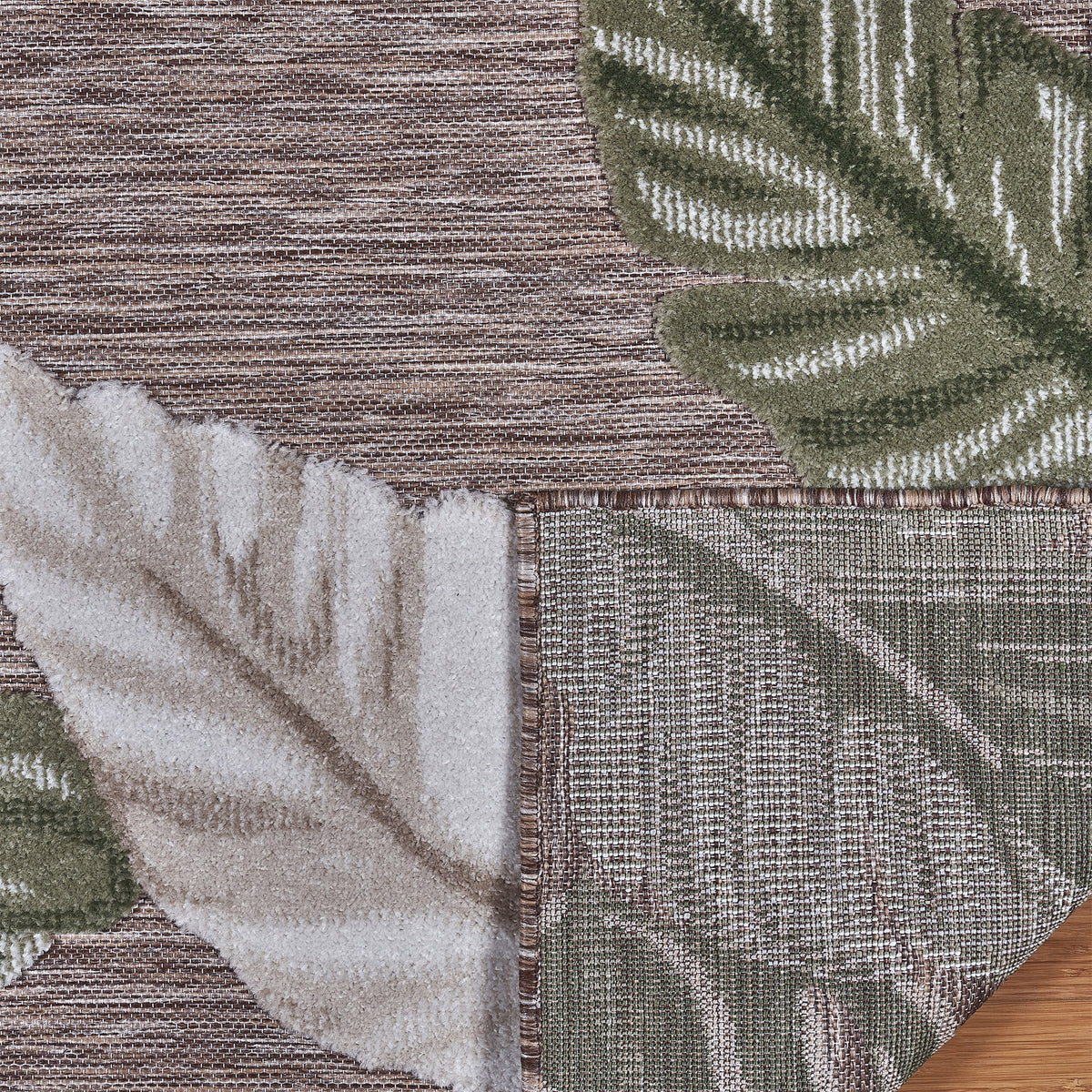 Tapis d'intérieur/extérieur Laguna, Molokai naturel, 6'6" x 9'6"