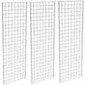 Only Hangers 2 x 6 White Grid Panels (3pk)