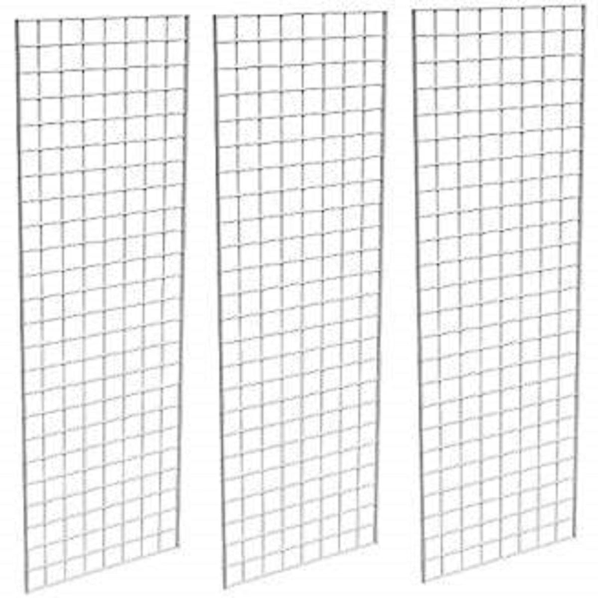 Only Hangers 2 x 6 White Grid Panels (3pk)