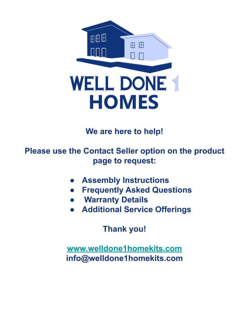 Well Done 1 Home Kits Small Spaces - Ocean View with Spiral Stairs - Assembled Size 12'W x 8'D x 16'H