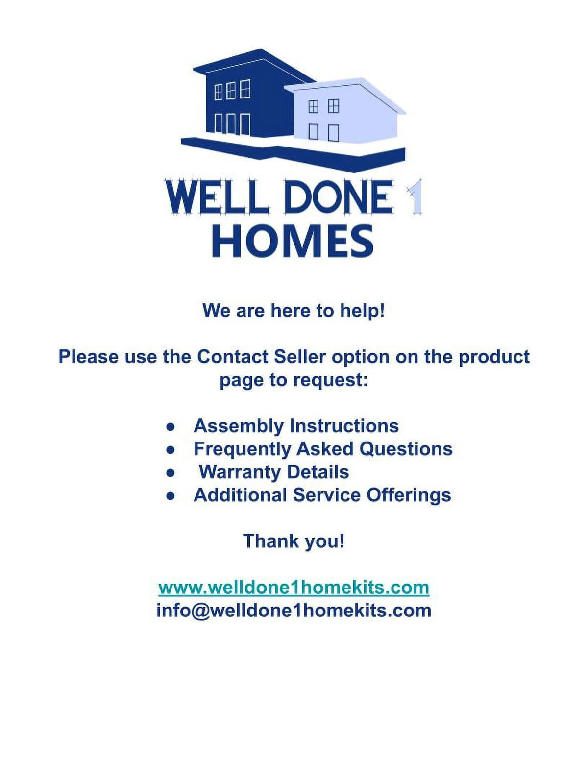 Well Done 1 Home Kits Small Spaces - Ocean View with Spiral Stairs - Assembled Size 12'W x 8'D x 16'H