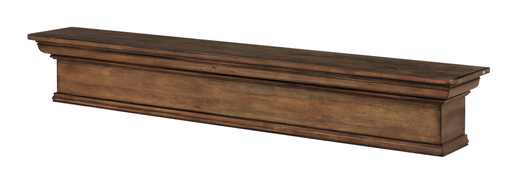 Pearl Mantels Savannah Transitional Premium Pine Wood Mantel Shelf, Unfinished, Paint and Stain Grade, 60"L x 9"D x 9"H