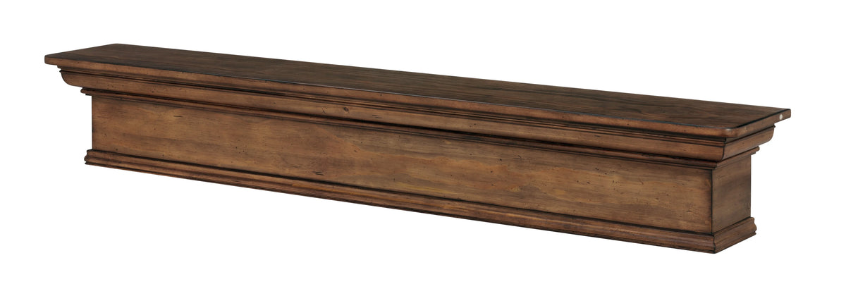 Pearl Mantels Savannah Transitional Premium Pine Wood Mantel Shelf, Unfinished, Paint and Stain Grade, 60"L x 9"D x 9"H