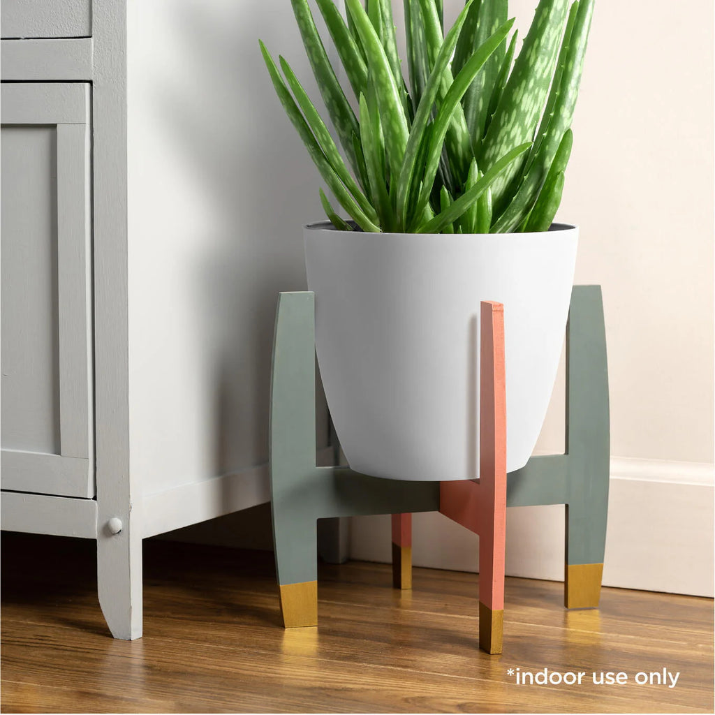 Konnectz Wood Surfaces Plant Stand, 10" x 10"