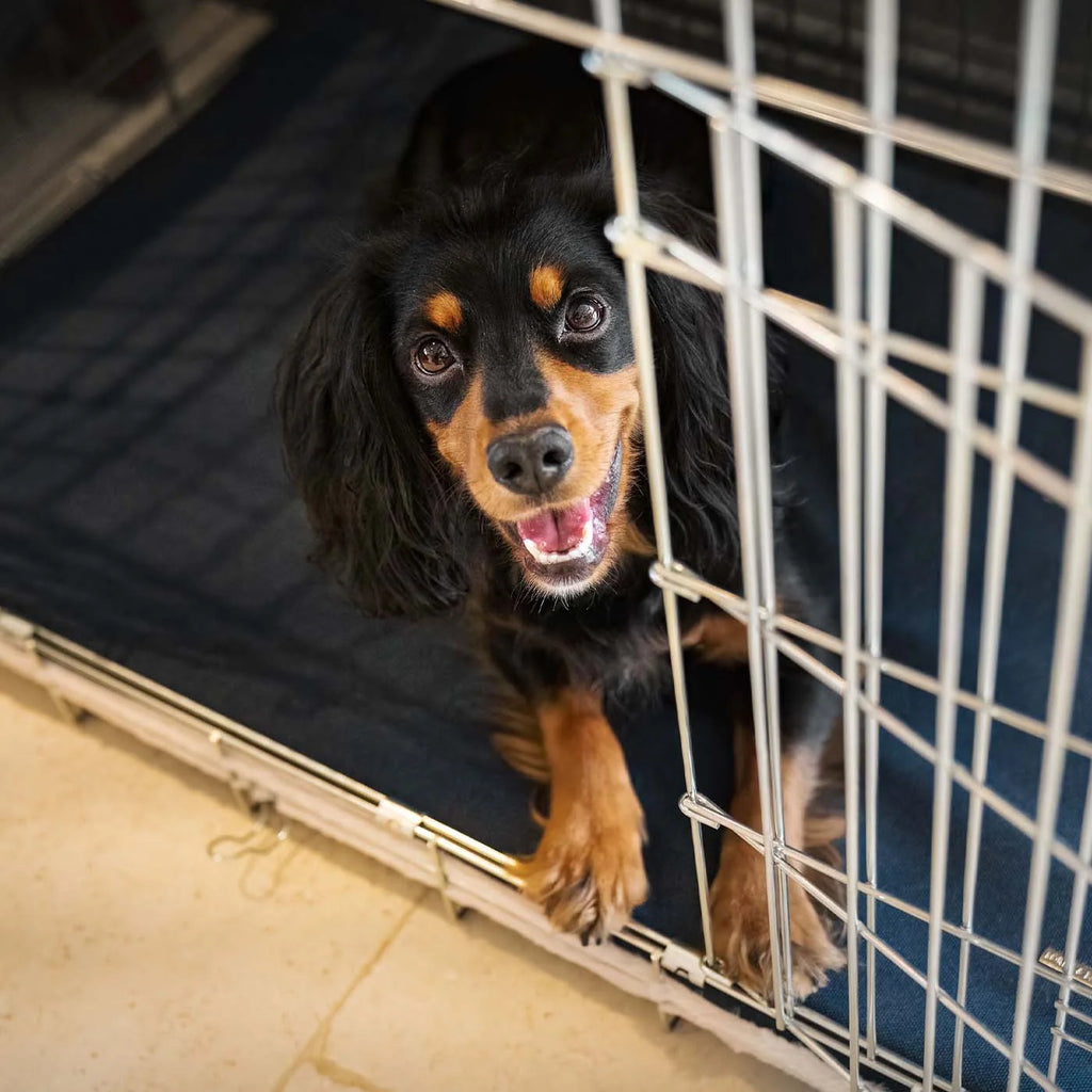 Cage Mat in Denim