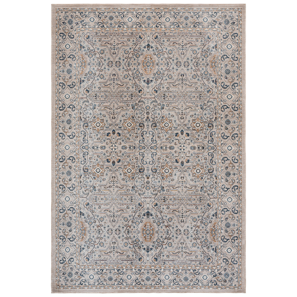 Safavieh Sutton Area Rug, Beige Navy, 6' x 9'