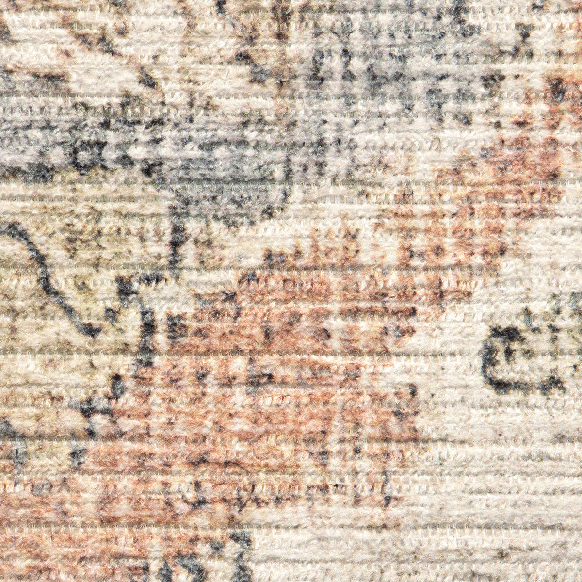 Tapis en chenille Apache, beige Rosetta, 5 pi x 8 pi