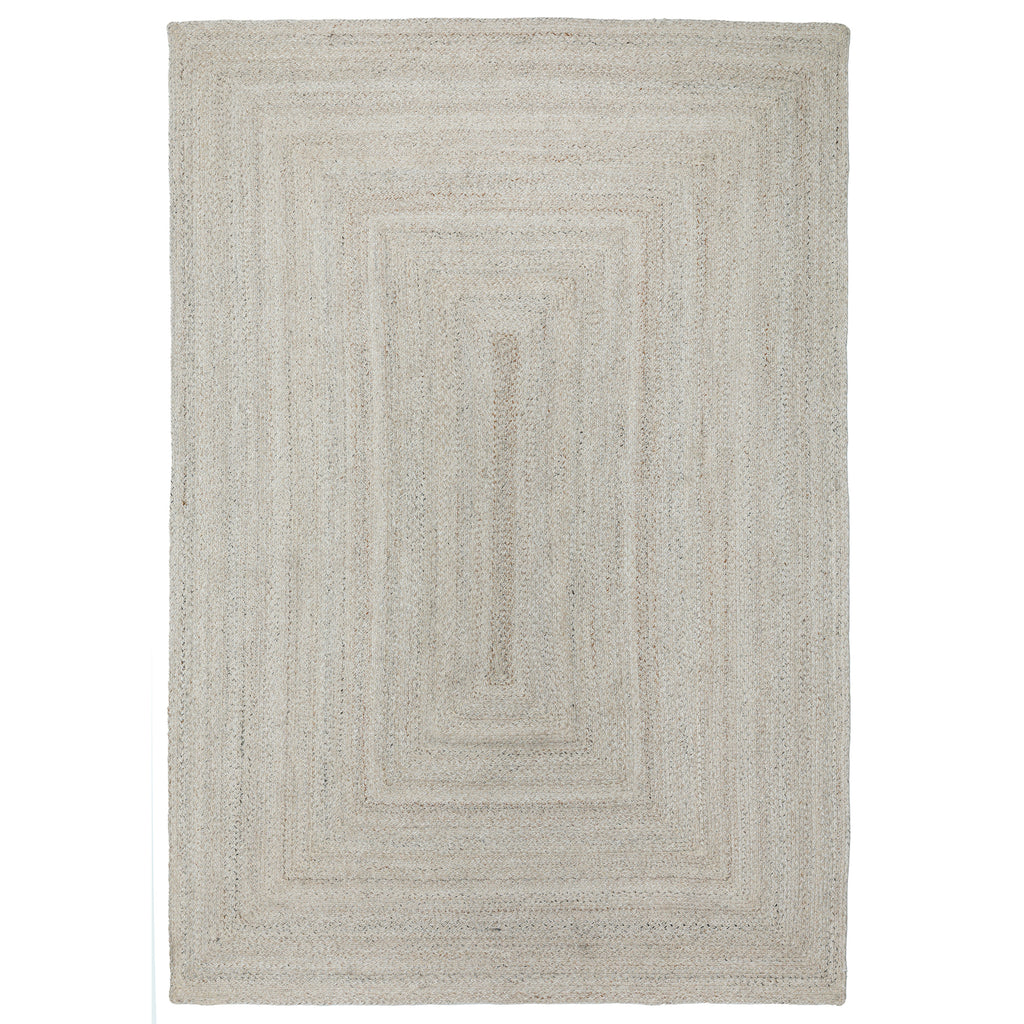 Obeetee Layla Braided Area Rug, Tan, 5' x 7'6'
