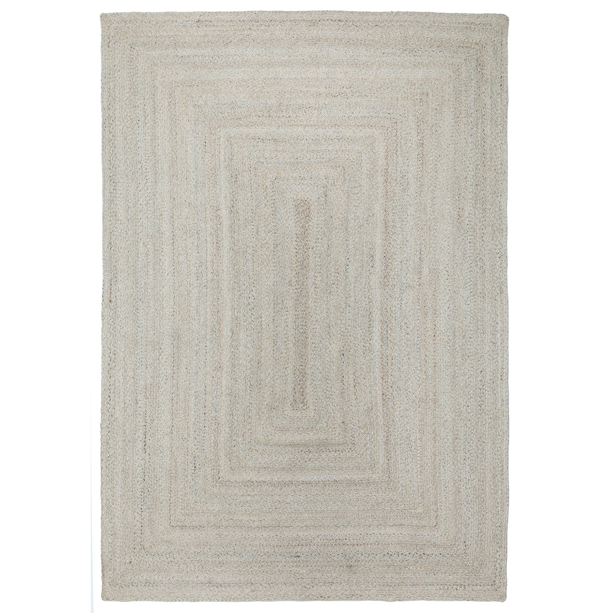 Obeetee Layla Braided Area Rug, Tan, 5' x 7'6'