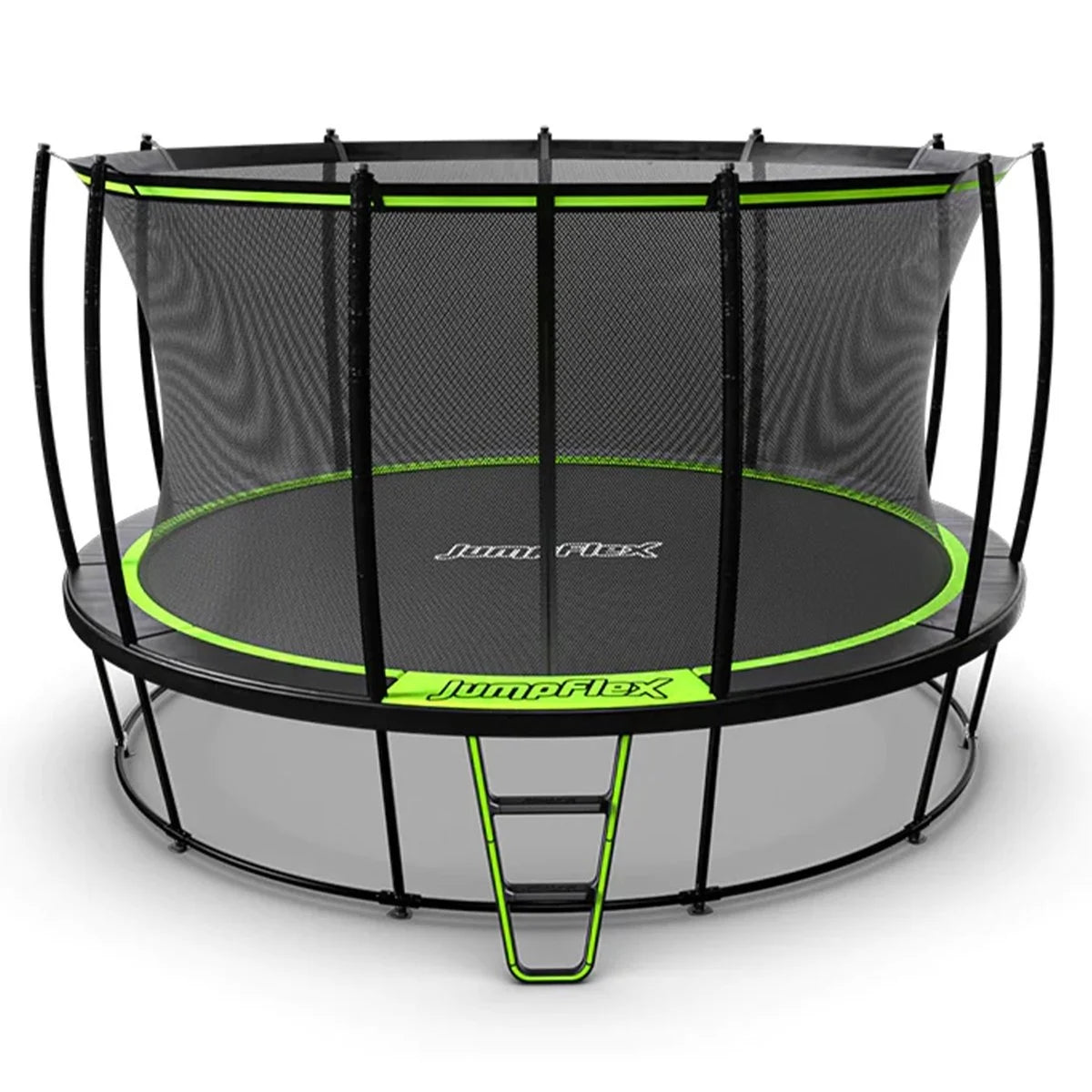 JumpFlex Hero Round Outdoor Backyard Trampoline