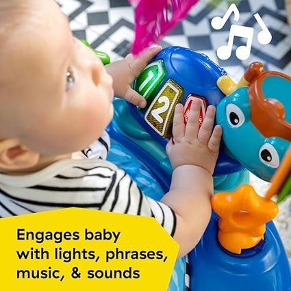 Baby Einstein Neptune's Ocean Discovery Activity Baby Jumper Activity Center, Ages 6 Months +, Max Weight 25 lbs., Unisex
