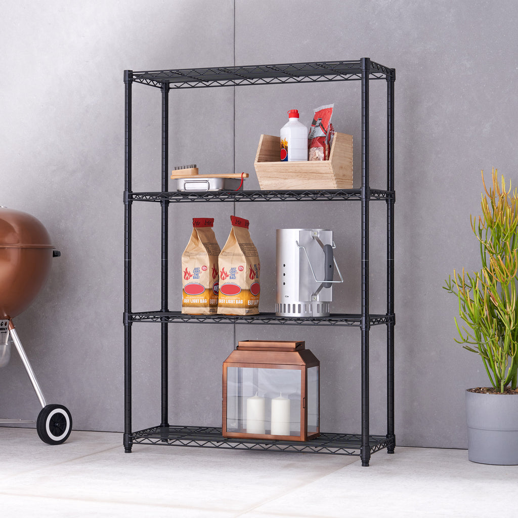 TRINITY 4-tier Wire Shelving Rack 36' x 14' x 54'