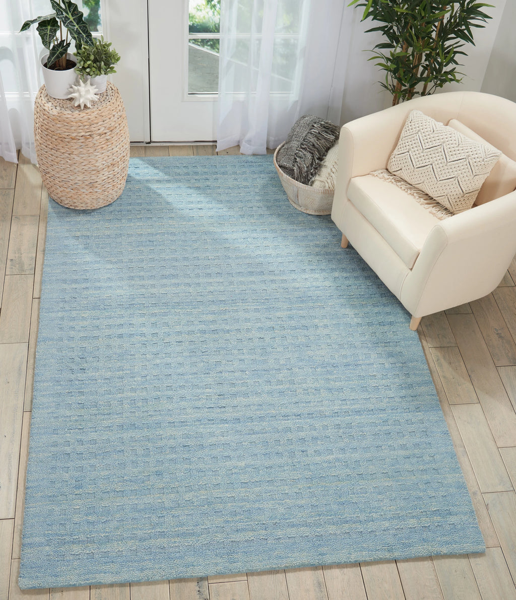 Nourison Perris Solid Charcoal 3'9" x 5'9" Area Rug, (4x6)