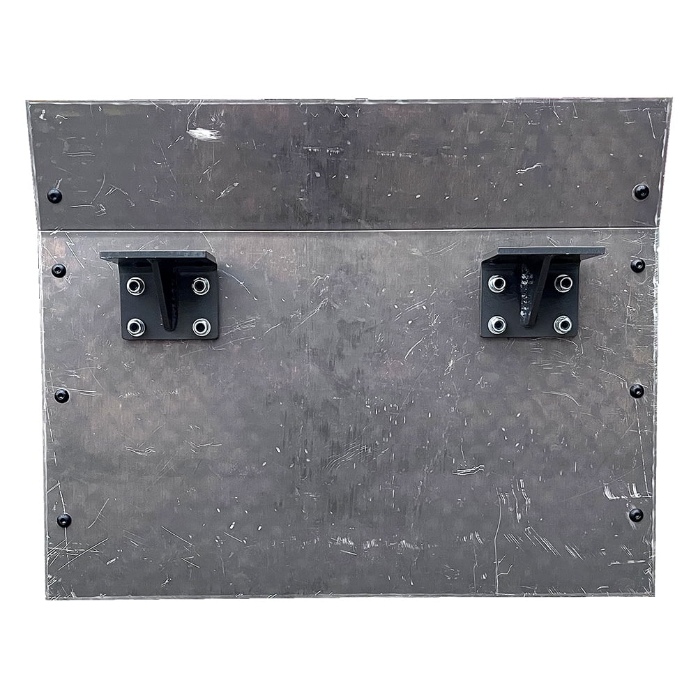 HPDAVV Aluminum Economizer Dock Plate, 3600lbs Capacity, 24" L x 42" W x 6.38" H, 3" Height Difference, 3/8" Plate Thickness