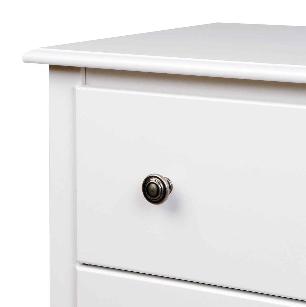 Prepac Monterey 6 Drawer Wooden Double Dresser, 16" x 59" x 29", White