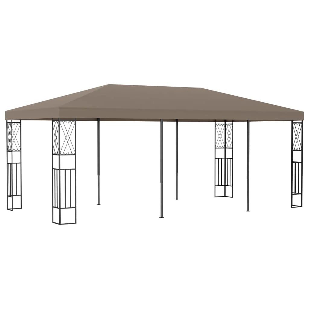 vidaXL 118.1" x 157.5" Taupe Elegant Outdoor Canopy