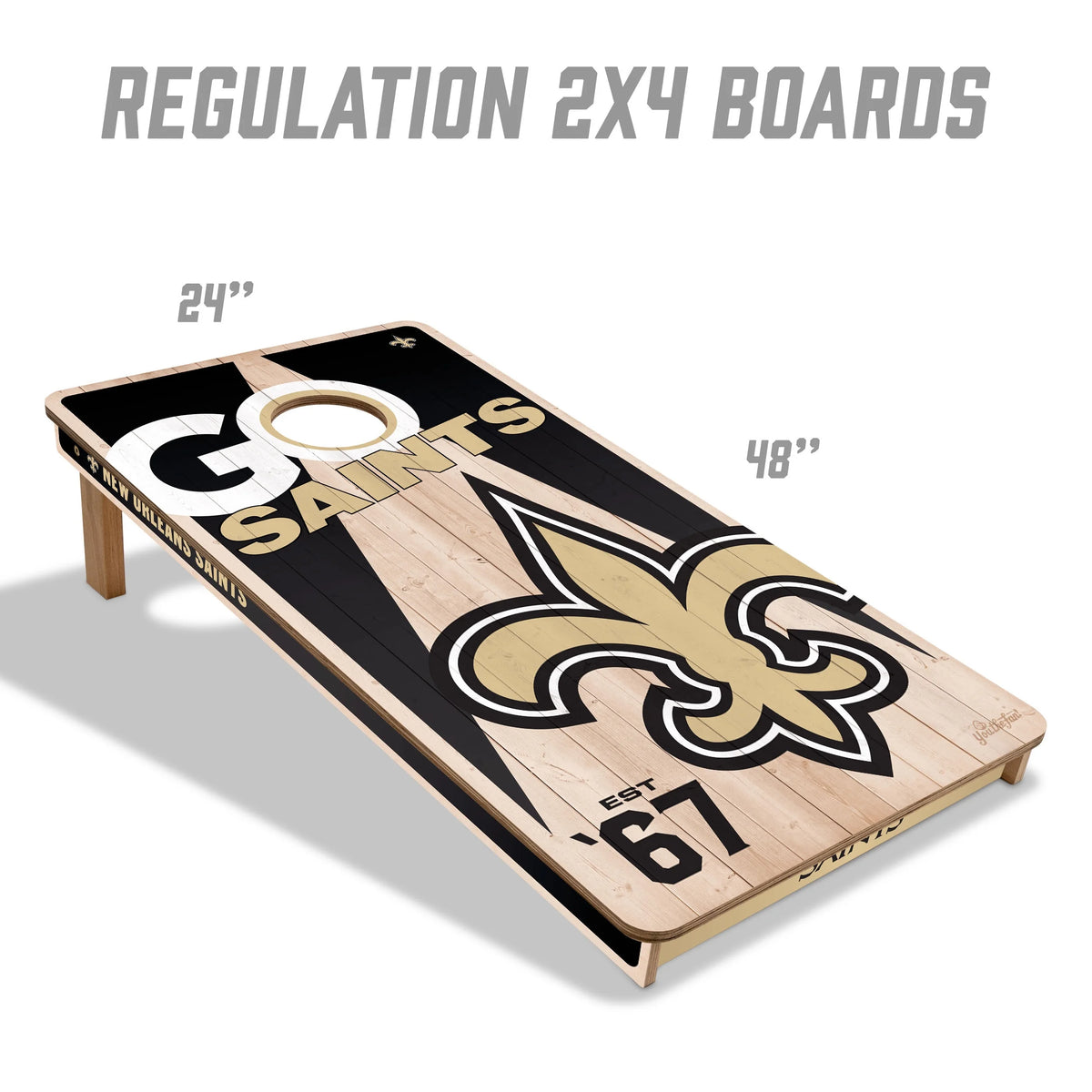 YouTheFan NFL Buffalo Bills 2' x 4' Cornhole Game