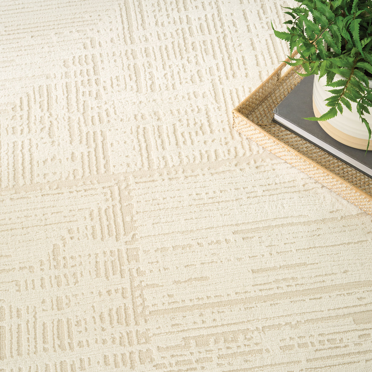 Nourison Briar Area Rug, Privet, 7'10" x 9'10"