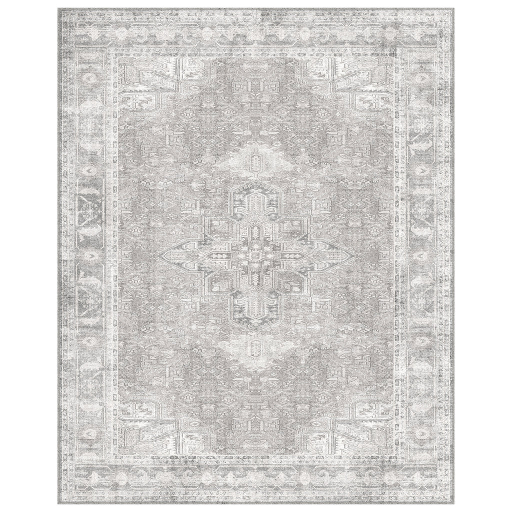 Apache Chenille Area Rug, Gilbert Gray, 8' x 10'