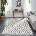 Mohawk Laguna Tribal Diamond Coral Area Rug, 5' x 8'